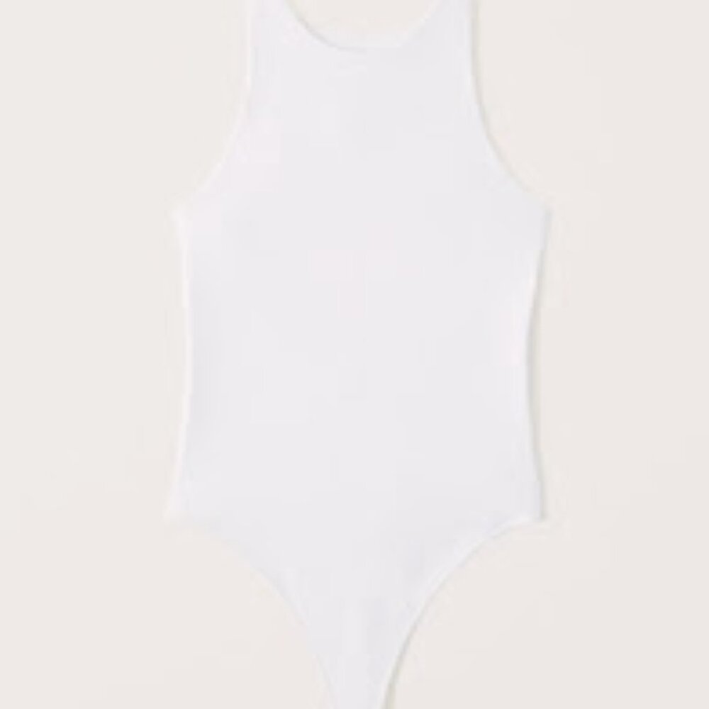 Abercrombie & Fitch Women's White Bodysuit XXS